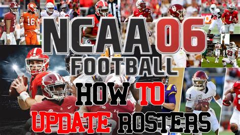 (PS2) How to get Updated Rosters on Ncaa Football 06-11 - YouTube