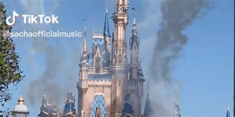 Disney Castle Goes Up in Flames, Fire Engulfs Structure During Fireworks - Inside the Magic