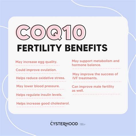 9 CoQ10 Fertility Benefits - PCOS Weightloss