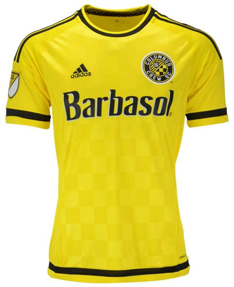 Adidas originals Men's Columbus Crew Replica Jersey in Yellow for Men ...