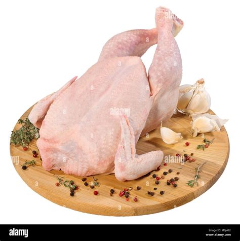 Raw Whole Chicken Stock Photo - Alamy