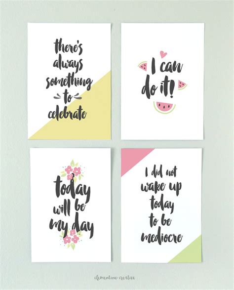 Get motivated in the morning with these free printable motivational prints