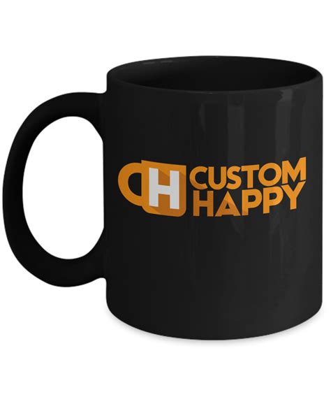 11 oz Black Coffee Mugs Mockup Generator – CustomHappy