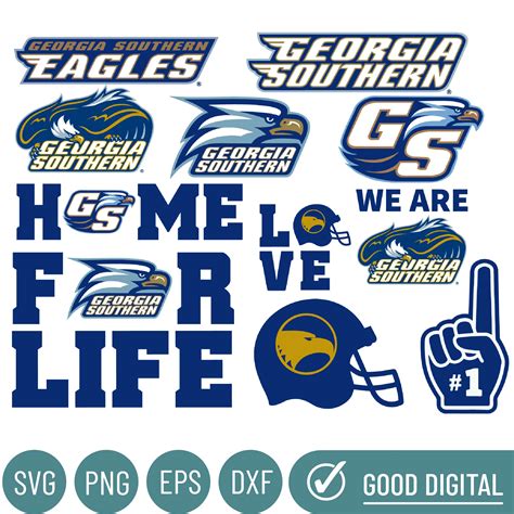 Georgia Southern Eagles Svg, NCAA Svg, Logo Svg, Png, Footba - Inspire ...