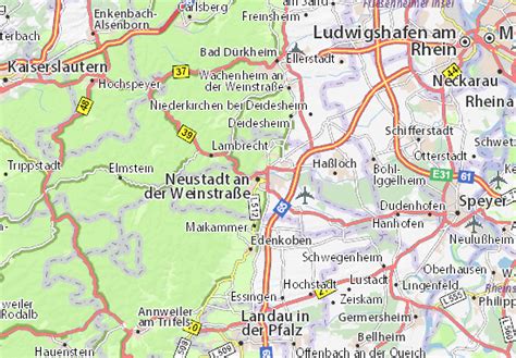 MICHELIN Neustadt an der Weinstraße map - ViaMichelin