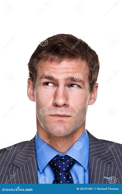 Businessman expression stock image. Image of suit, shot - 20191681