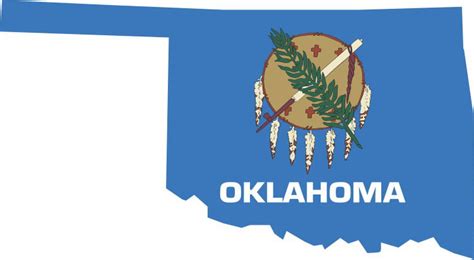 5in x 2.75in Die Cut Oklahoma State Flag Sticker - Walmart.com ...