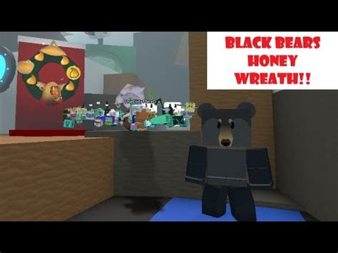 Completing Black Bears Honey Wreath Quest In Roblox Bee Swarm Simulator ...