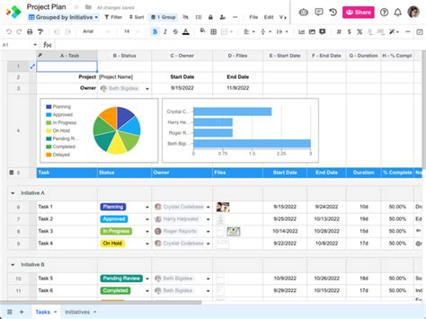 Spreadsheet.com - The online spreadsheet for Project Management, CRM ...