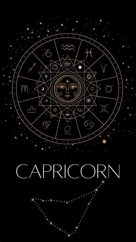 Capricorn Mobile Wallpaper - Etsy