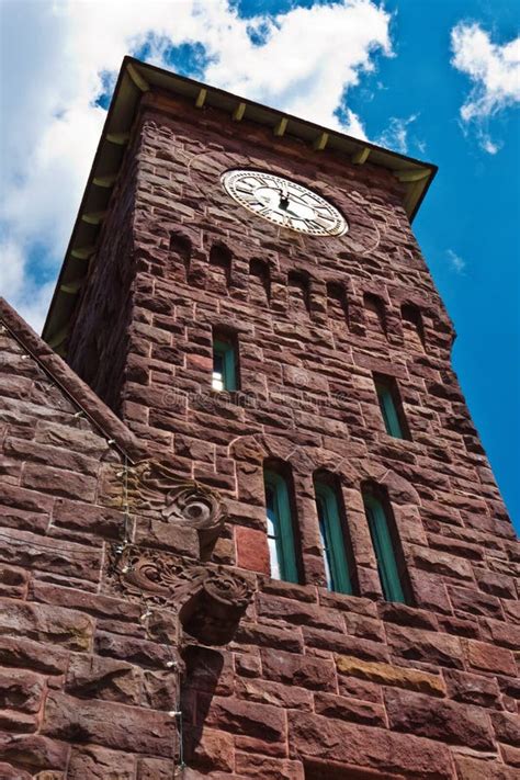 Train Station Clock Tower Detail Stock Photo - Image of tower, culture ...