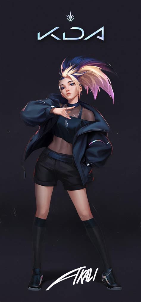 K/DA AKALI THE BADDEST WALLPAPER : akalimains | Champions league of ...