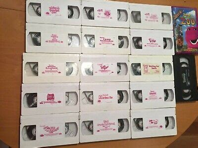 Barney VHS Lot of 18 Original Classic Collection Videos 1992-2004 brand ...