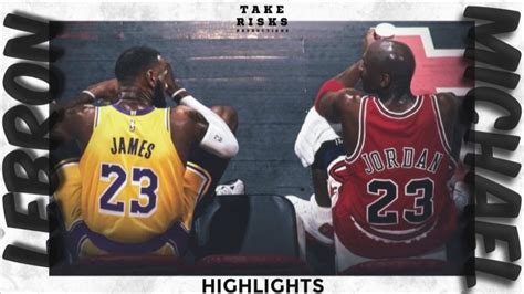 LeBron James VS Michael Jordan Highlights - YouTube