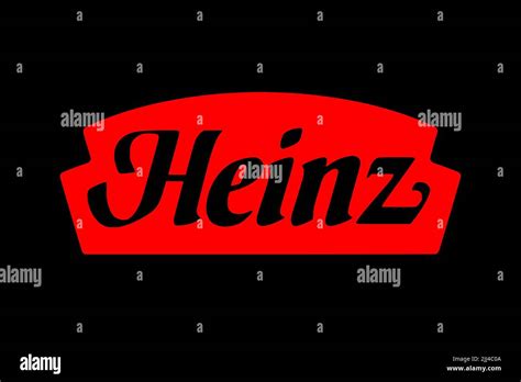 Heinz, Logo, Black background Stock Photo - Alamy