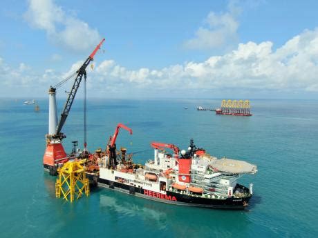 Jan De Nul installs first jacket foundations for TPC offshore wind farm ...