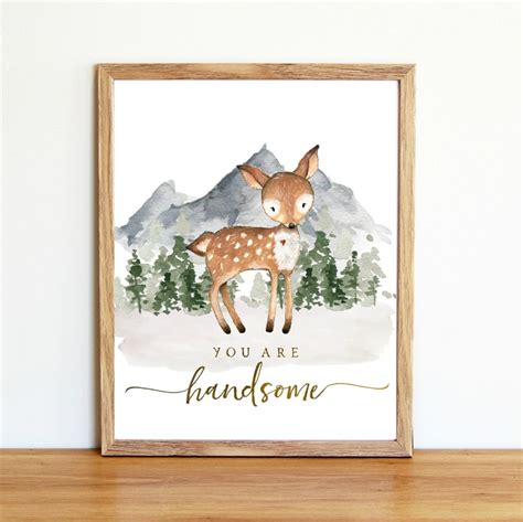 Woodland Animal Nursery Prints Set of 6 Woodland Nursery - Etsy