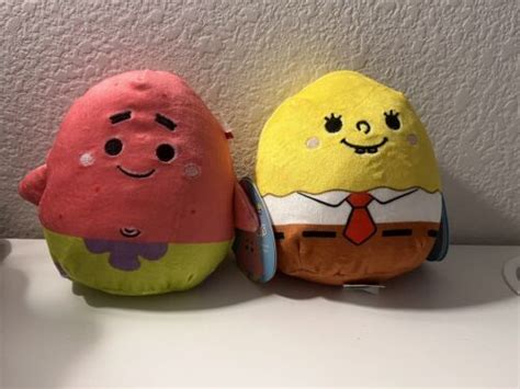 Squishmallow SpongeBob & PATRICK STAR 5" 2021 Nickelodeon EXCLUSIVE RARE! | #4625235219