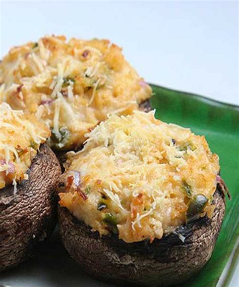 Copycat Olive Garden Stuffed Mushrooms Recipe - Flavorite