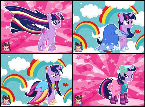 My Little Pony Twilight Sparkle Rainbow Power Style Dress Up Game : http://www.starsue.net/game ...