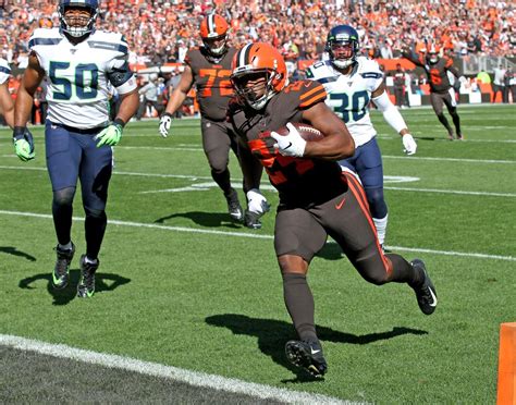 Cleveland Browns faced 4th and goal vs. the Seahawks with 10:43 to play ...