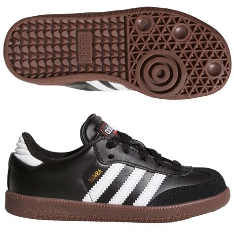 adidas Samba Classic Junior Indoor Soccer Shoes - Black/Running White ...