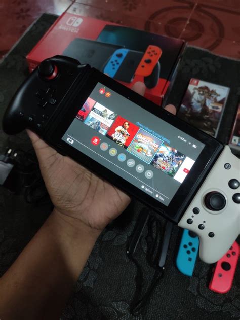 Nintendo switch V2 with games, Video Gaming, Video Game Consoles ...