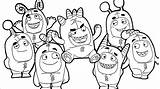 Oddbods coloring pages  Free For Kids sketch template