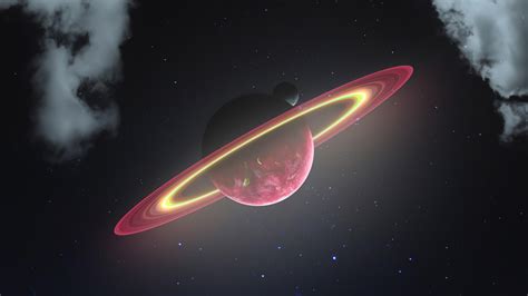 1920x1080 Resolution Red Saturn 1080P Laptop Full HD Wallpaper - Wallpapers Den