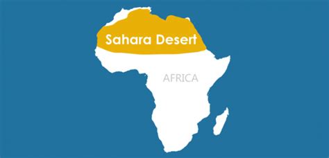 Sahara Desert Physical Map