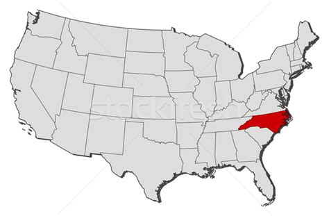 North Carolina In Us Map - World Time Zone Map