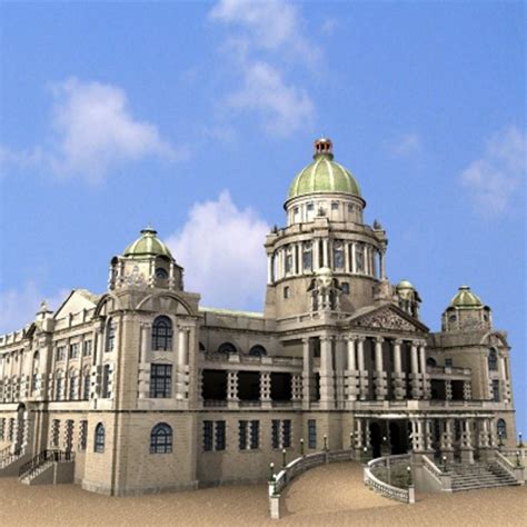 durban city hall 3d model