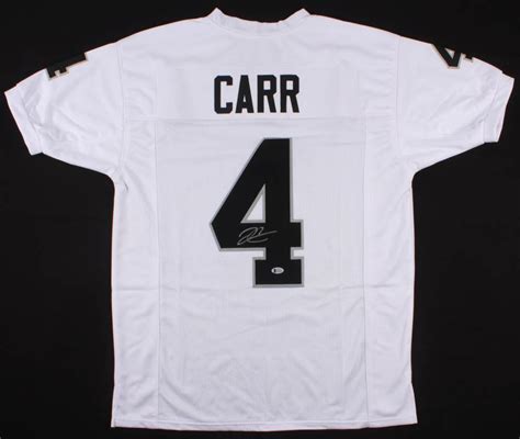 Derek Carr Signed Raiders Jersey (Beckett COA)