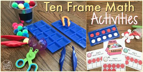 Ten Frame Activities for Addition & Subtraction | TheHappyTeacher