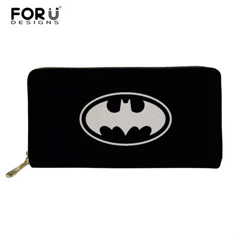 Aliexpress.com : Buy FORUDESIGNS Batman PU Leather Wallet Fashion Women ...