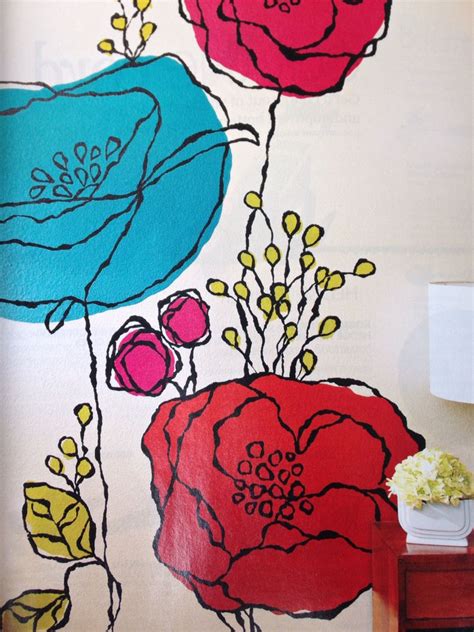 Wet on wet flowers | Wet flowers, Home decor decals, Painting