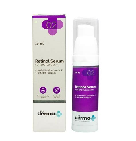 The derma CO Retinol Serum ingredients (Explained)