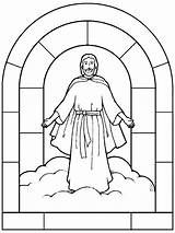 The Messiah In Heaven Coloring Page  Free Printable Pages For sketch template