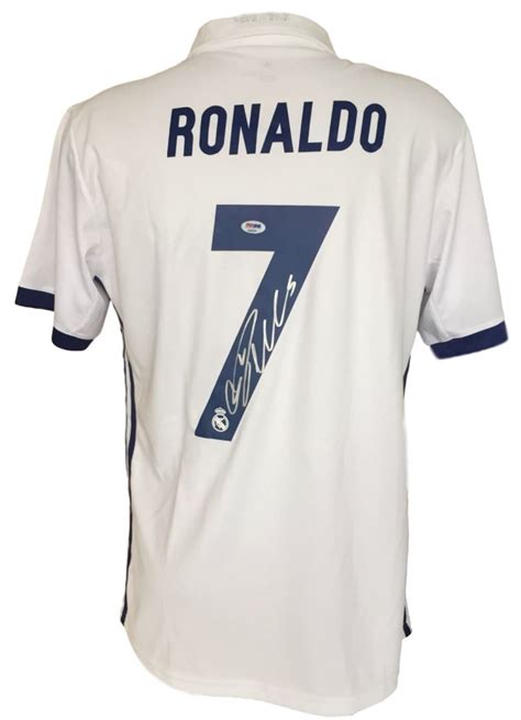 Cristiano Ronaldo Signed Real Madrid Adidas Soccer Jersey (PSA COA) | Pristine Auction