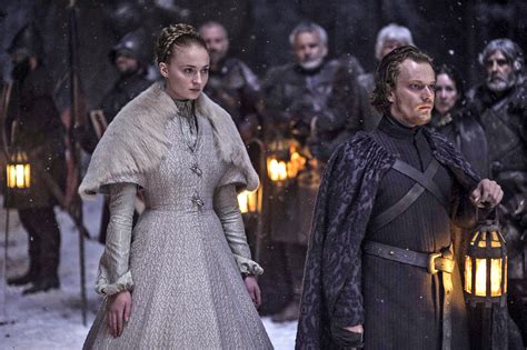 Sansa Stark and Theon Greyjoy in 'Unbowed, Unbent, Unbroken' - Theon ...