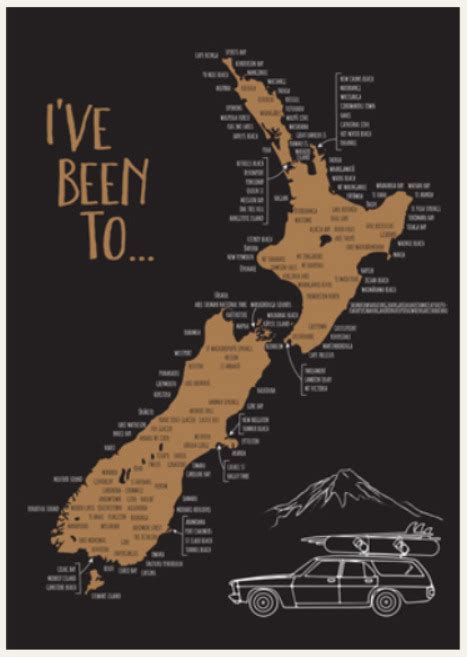 Moana Road: Pin Cork Map of NZ | at Mighty Ape NZ