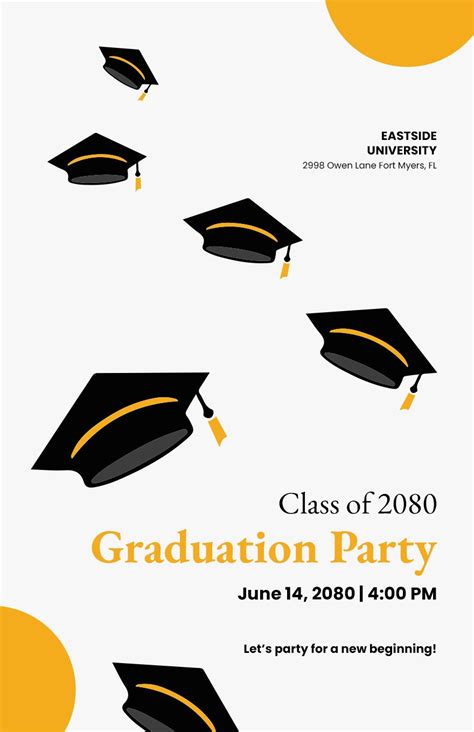 Graduation Congratulation Poster Template - Google Docs, Illustrator, Word, Apple Pages, PSD ...