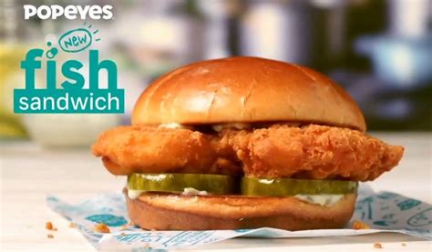 Popeyes Fish Sandwich | Food and Drink