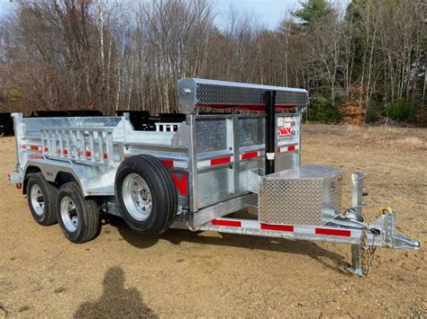 2023 N&N Trailers 7x14 Galvanized 14K Dump Trailer w/Tarp Kit & Ramps ...