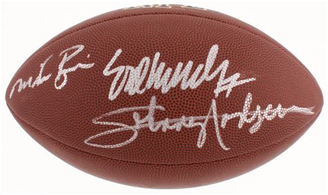 Mike Rozier, Eric Crouch & Johnny Rodgers Signed NFL Football (JSA COA) | Pristine Auction