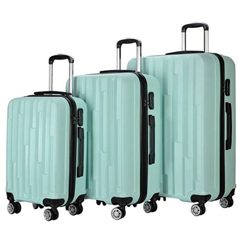 3 Pieces Spinner Wheels Luggage Sets Rolling Trolley Bag Hardside Suitcase - Buy Spinner ...