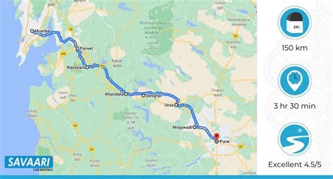 Mumbai to Pune by Road – Distance, Time and Travel Information