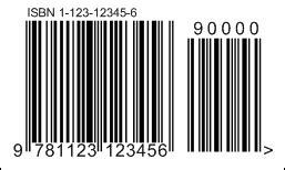 Barcode ISBN 10, Barcode ISBN 13 - International Standard Book Number, ISBN Add-on, EPS Sample ...