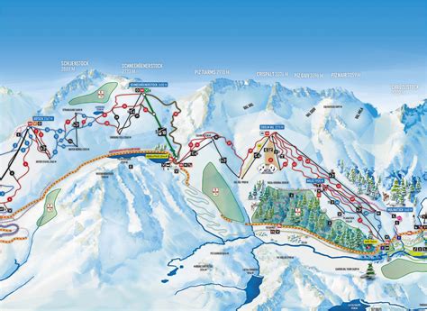 Spain Ski Resorts Map