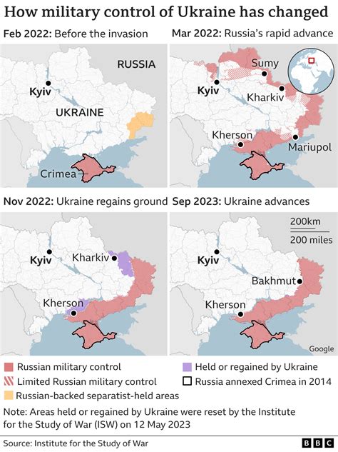 Russia Ukraine Conflict Map